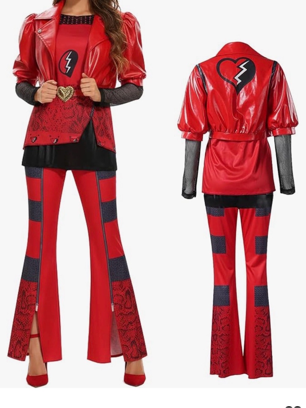 NEW Disney Descendents 4 Halloween Costume Girls Med 7-8 . Outfit comes with S - Picture 2 of 3